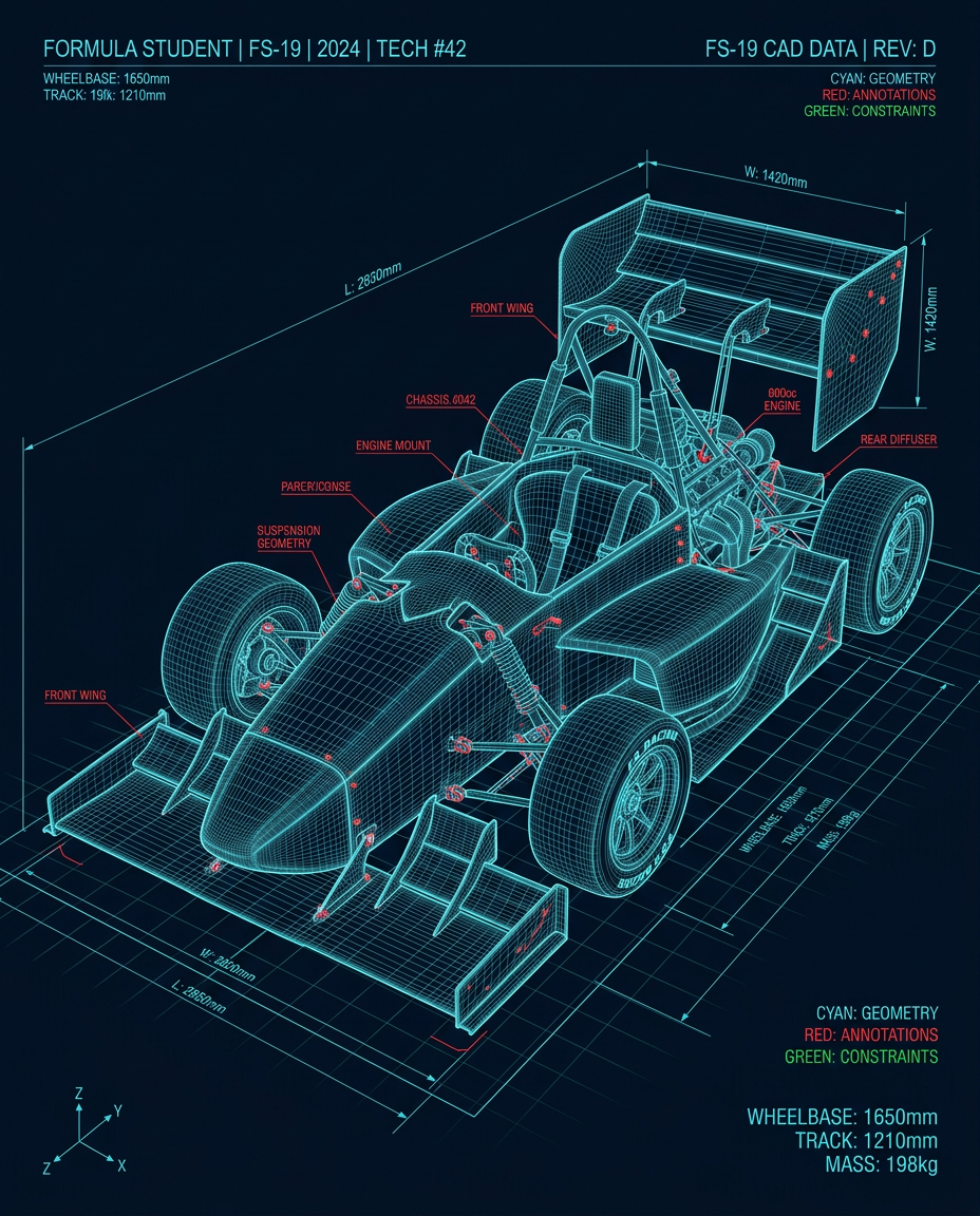 Chassis CAD Rendering